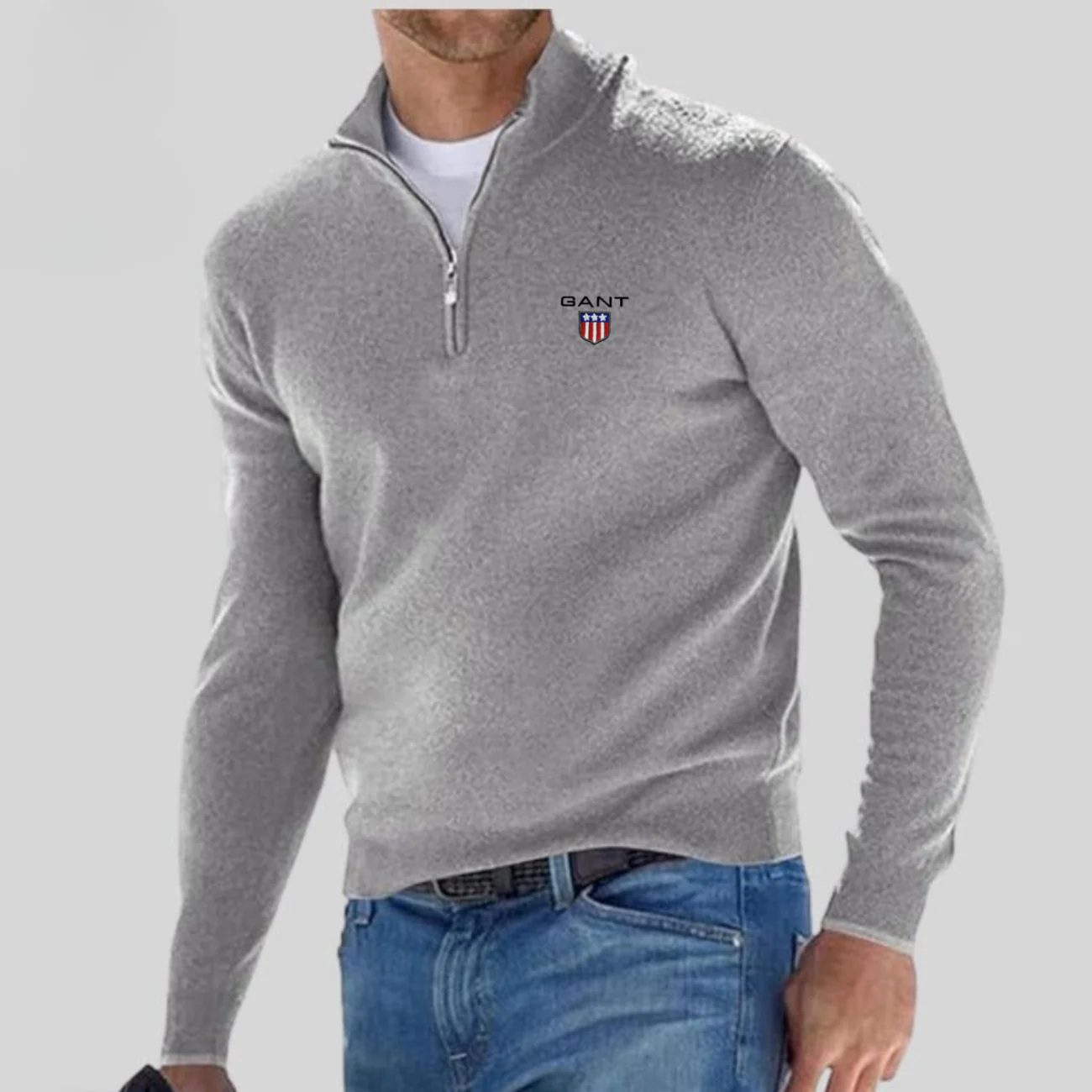 Half-Zipped Sweater || CLEARANCE SALE - Image 4