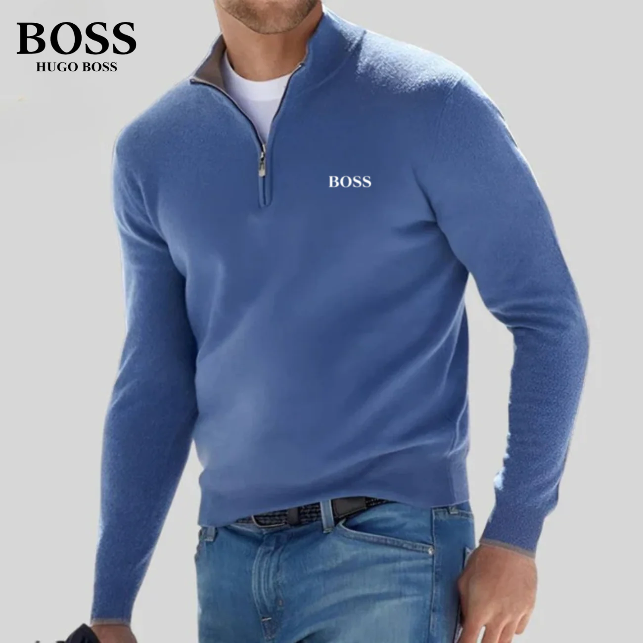 Half-Zipped Sweater || CLEARANCE SALE