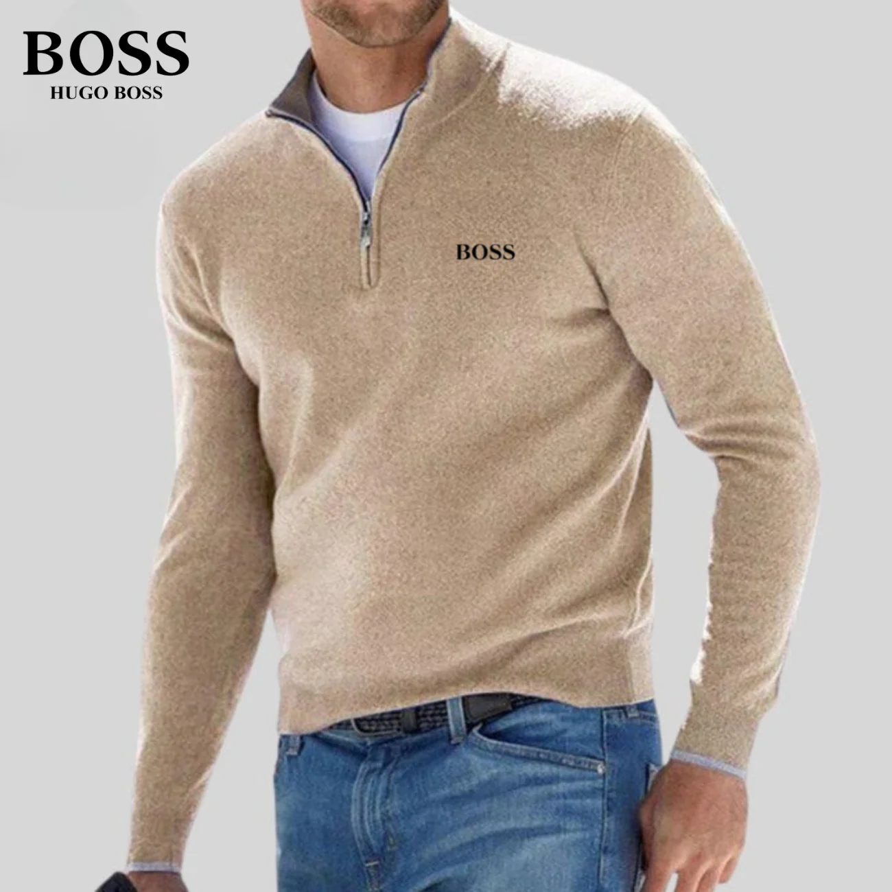 Half-Zipped Sweater || CLEARANCE SALE - Image 6