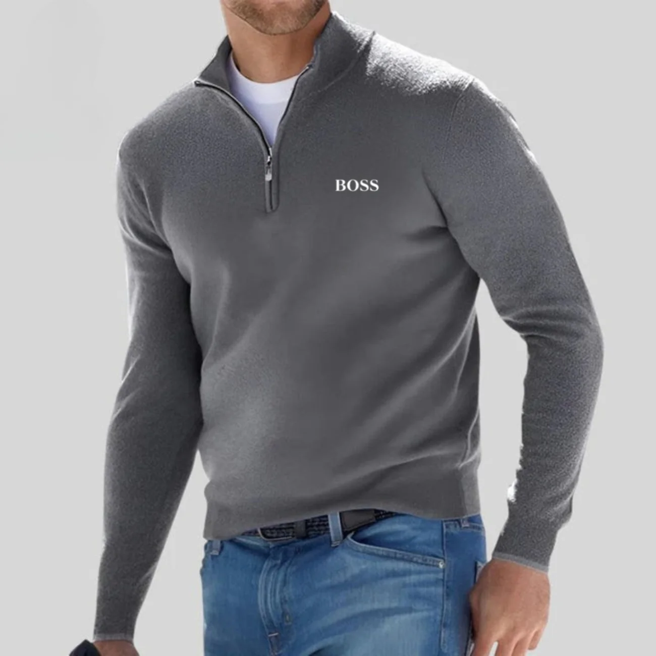 Half-Zipped Sweater || CLEARANCE SALE - Image 5