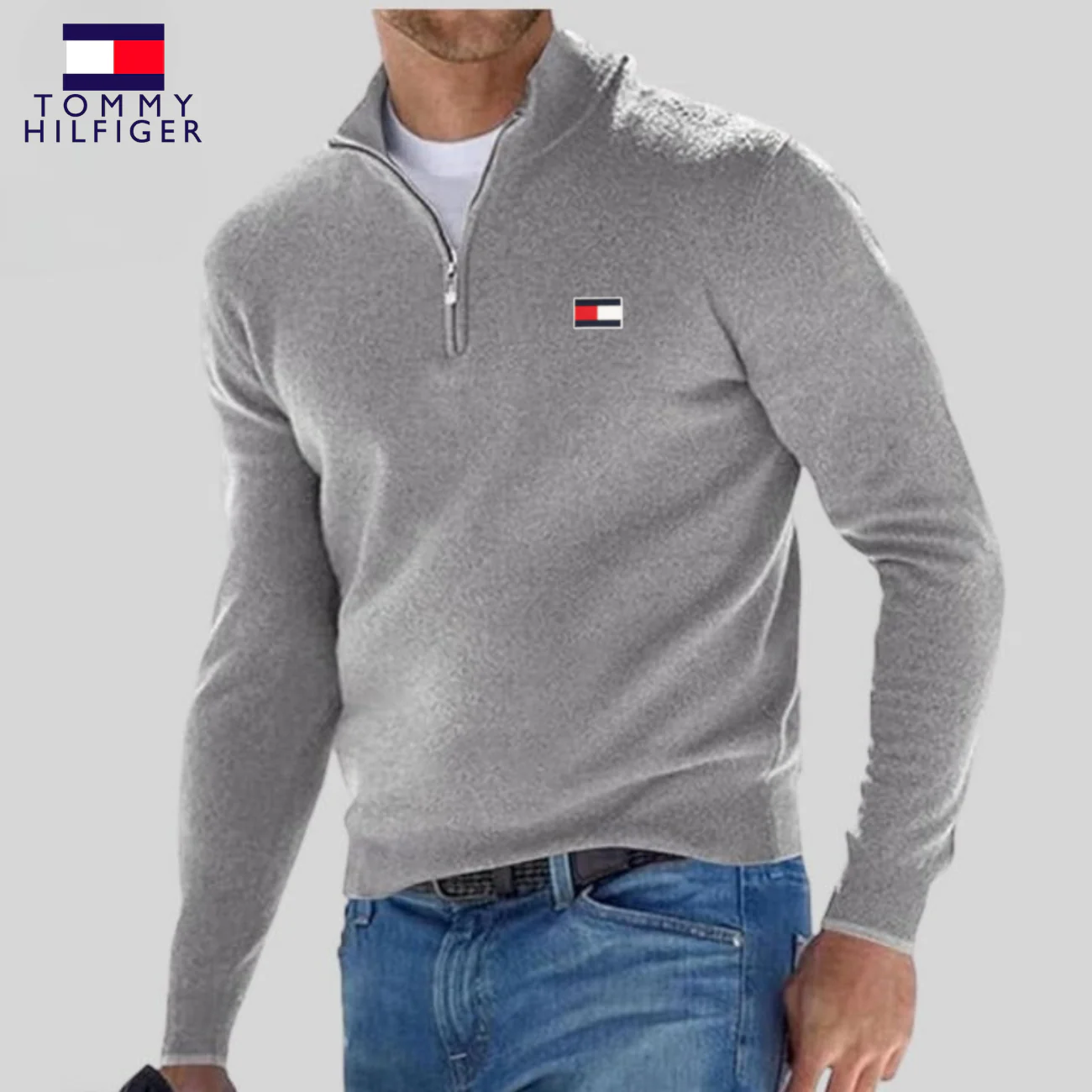 Half-Zipped Sweater || CLEARANCE SALE - Image 4