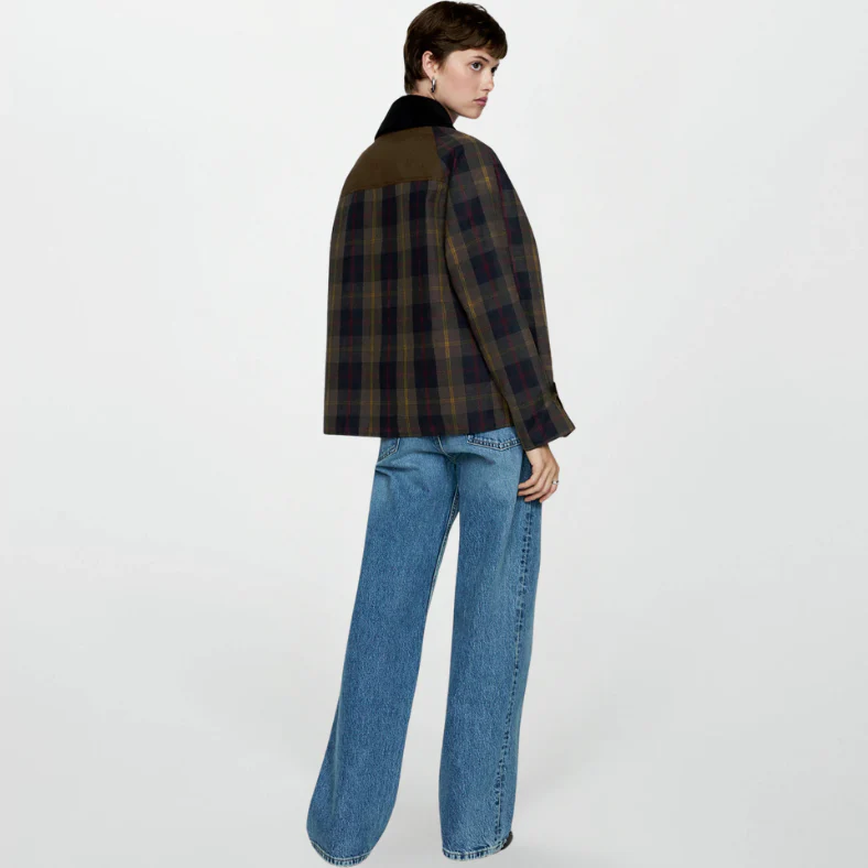 Harper – Women’s Plaid Zip-Up Winter Coat - Image 3