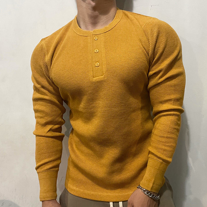 HENLEY MUSCLE SHIRT - Image 3