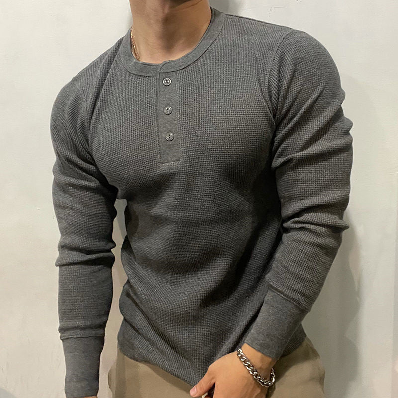 HENLEY MUSCLE SHIRT - Image 5
