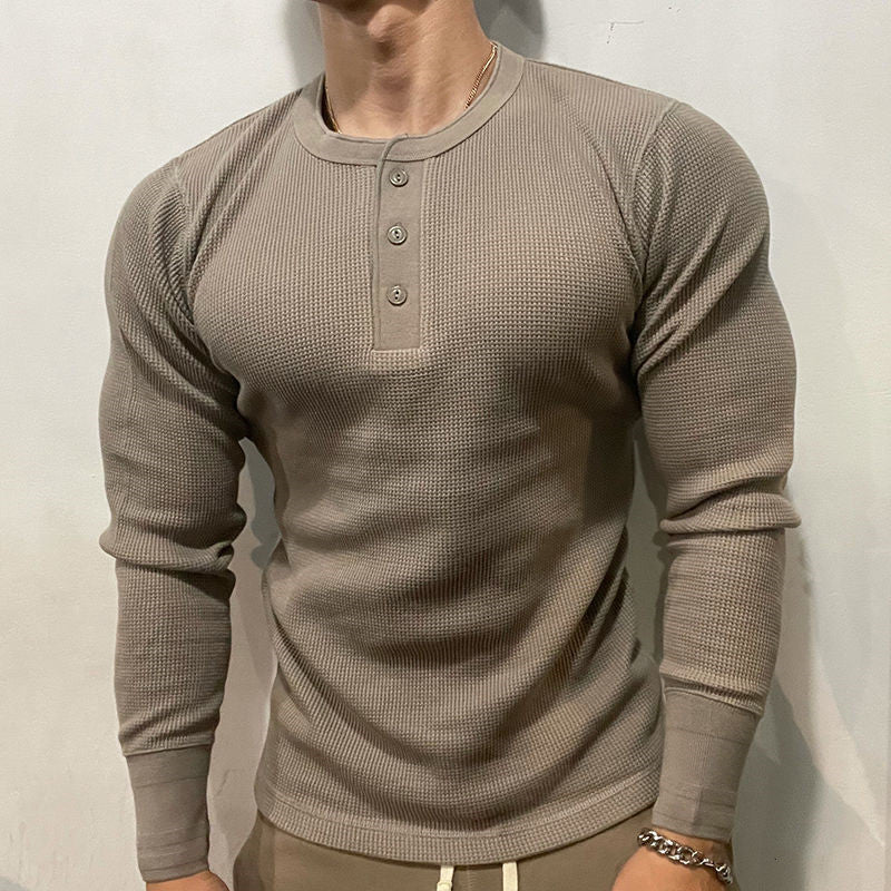 HENLEY MUSCLE SHIRT - Image 6