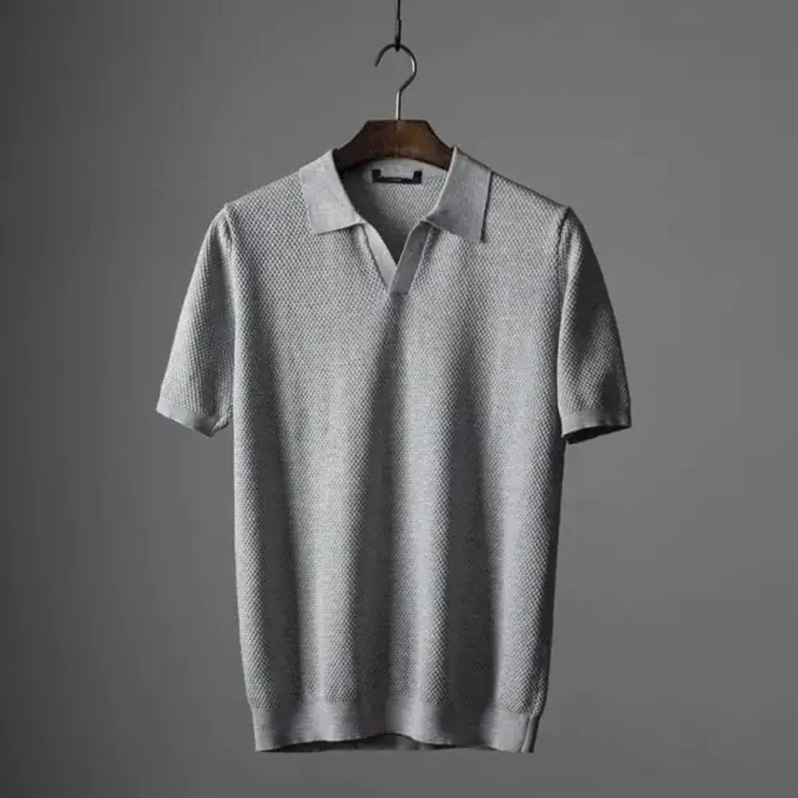 Hudson Waffle Knit Polo - Image 13