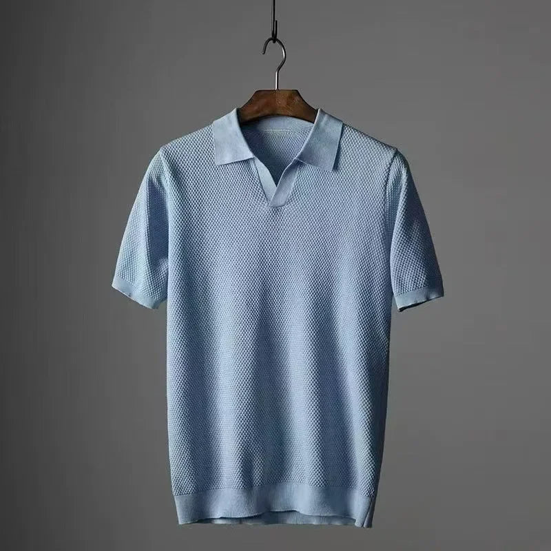 Hudson Waffle Knit Polo - Image 15