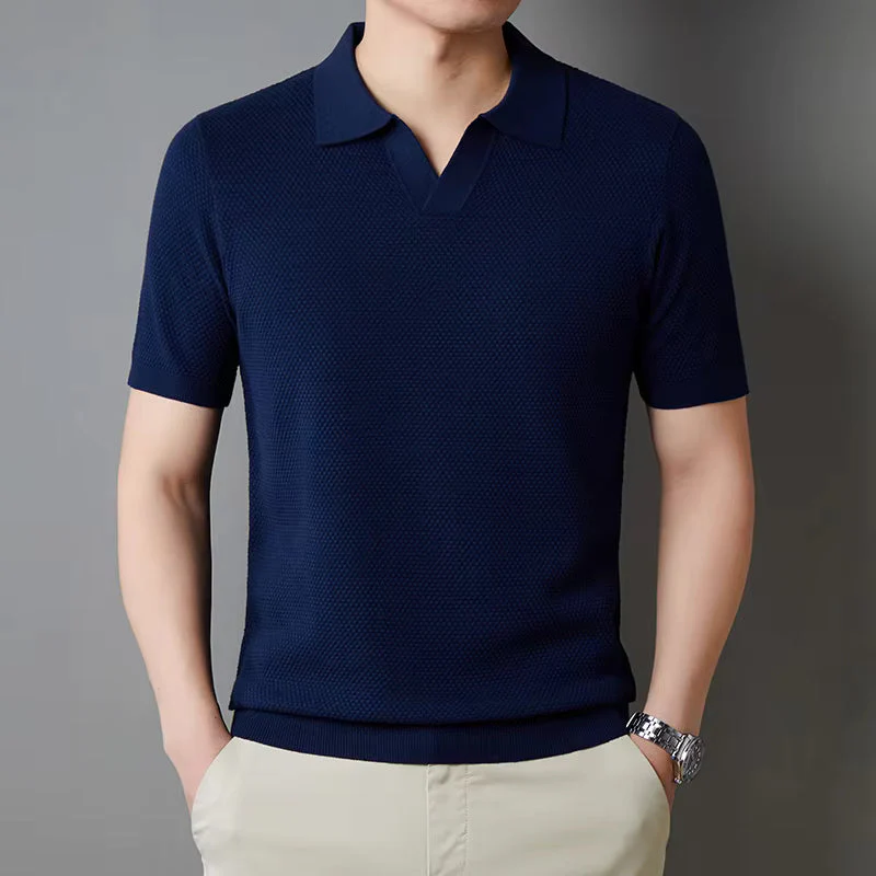 Hudson Waffle Knit Polo - Image 7