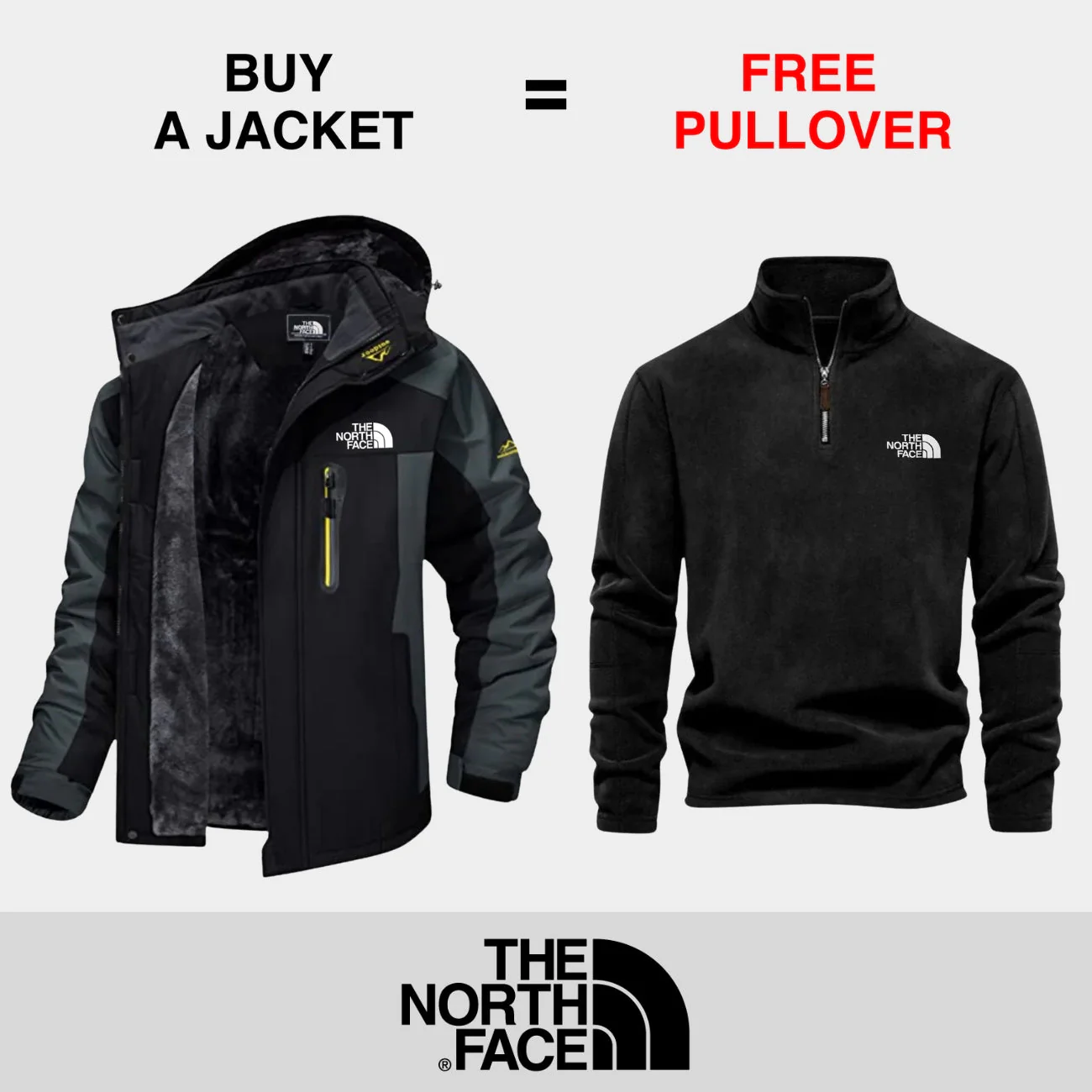 INSULATED OUTDOOR JACKET + FREE PULLOVER || LIMITED TIME OFFER