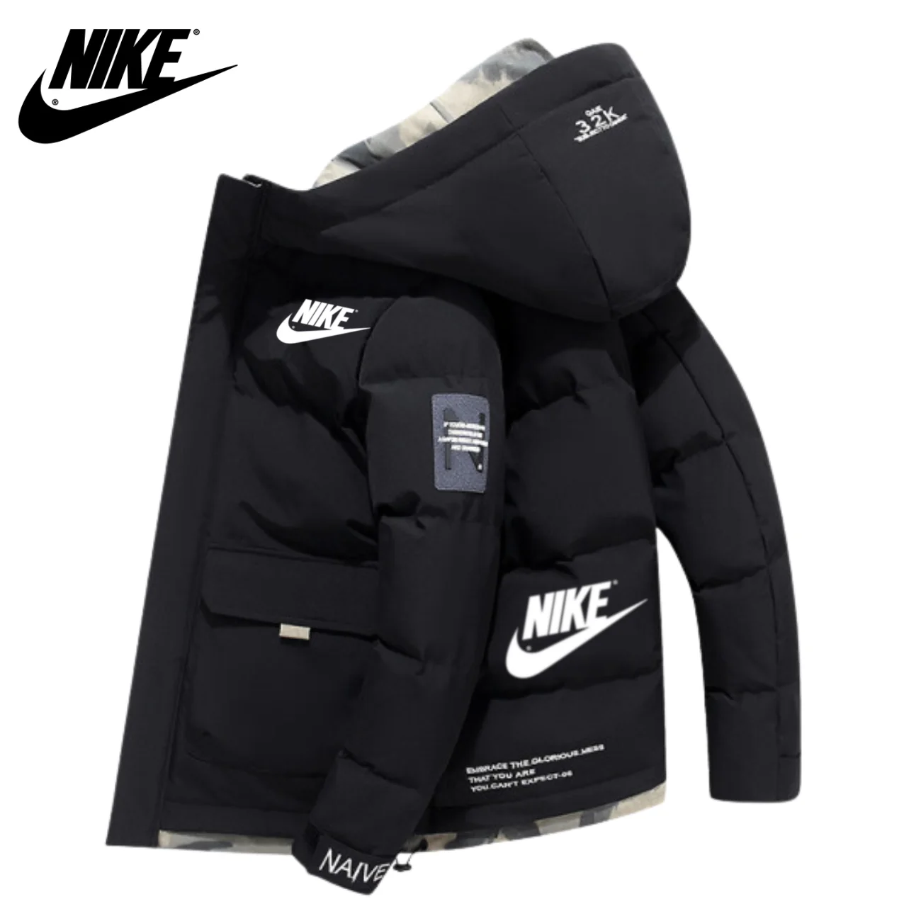 Insulated Winter Hooded Jacket || Clearance Sale