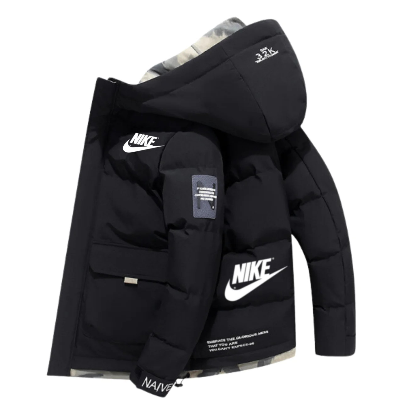 Insulated Winter Hooded Jacket || Clearance Sale