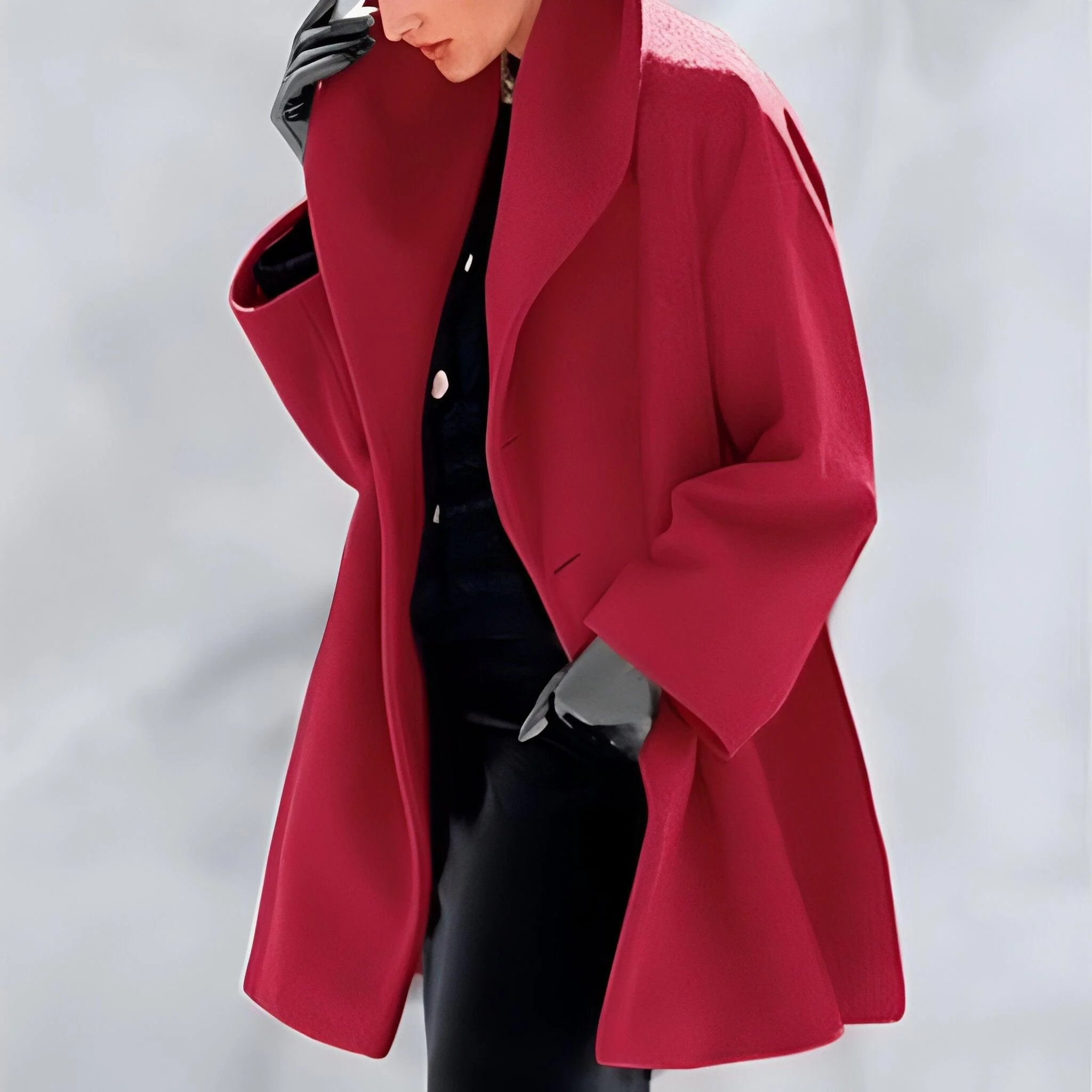 Isabelle – Women’s Long Wool Winter Coat