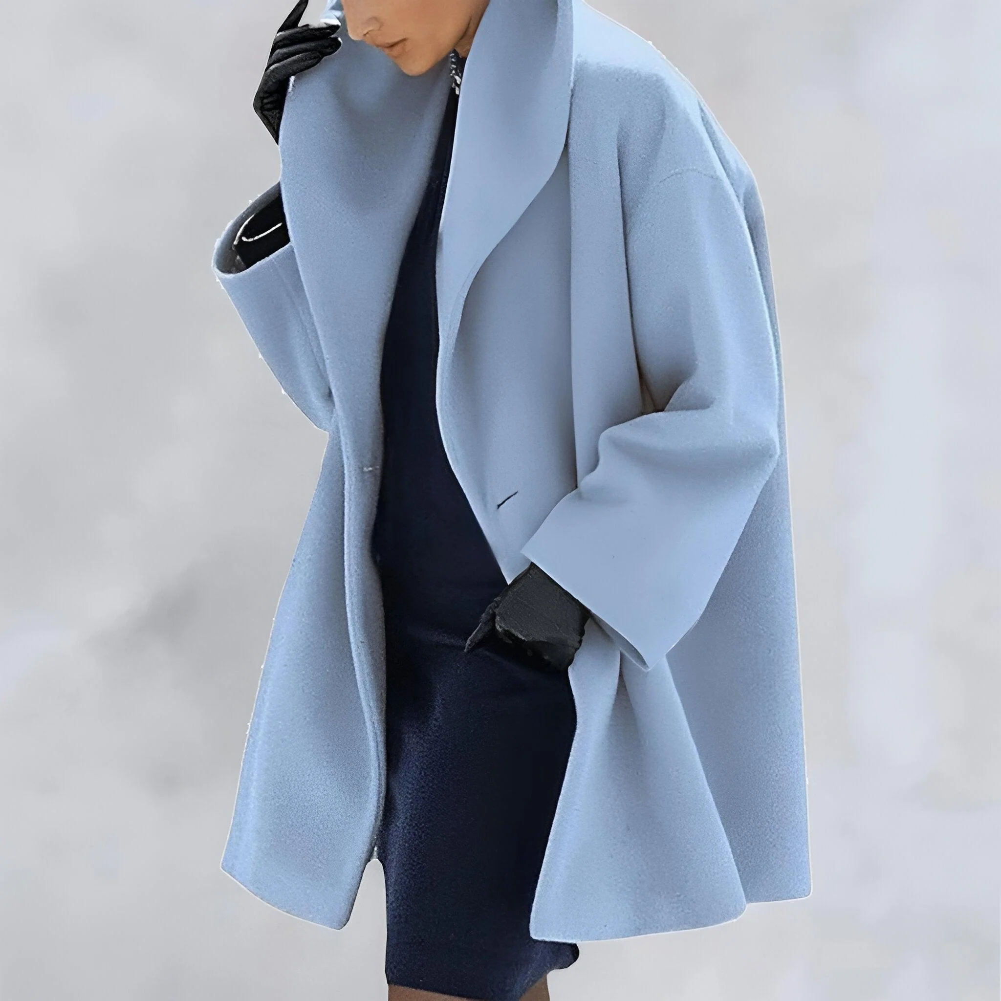 Isabelle – Women’s Long Wool Winter Coat - Image 6
