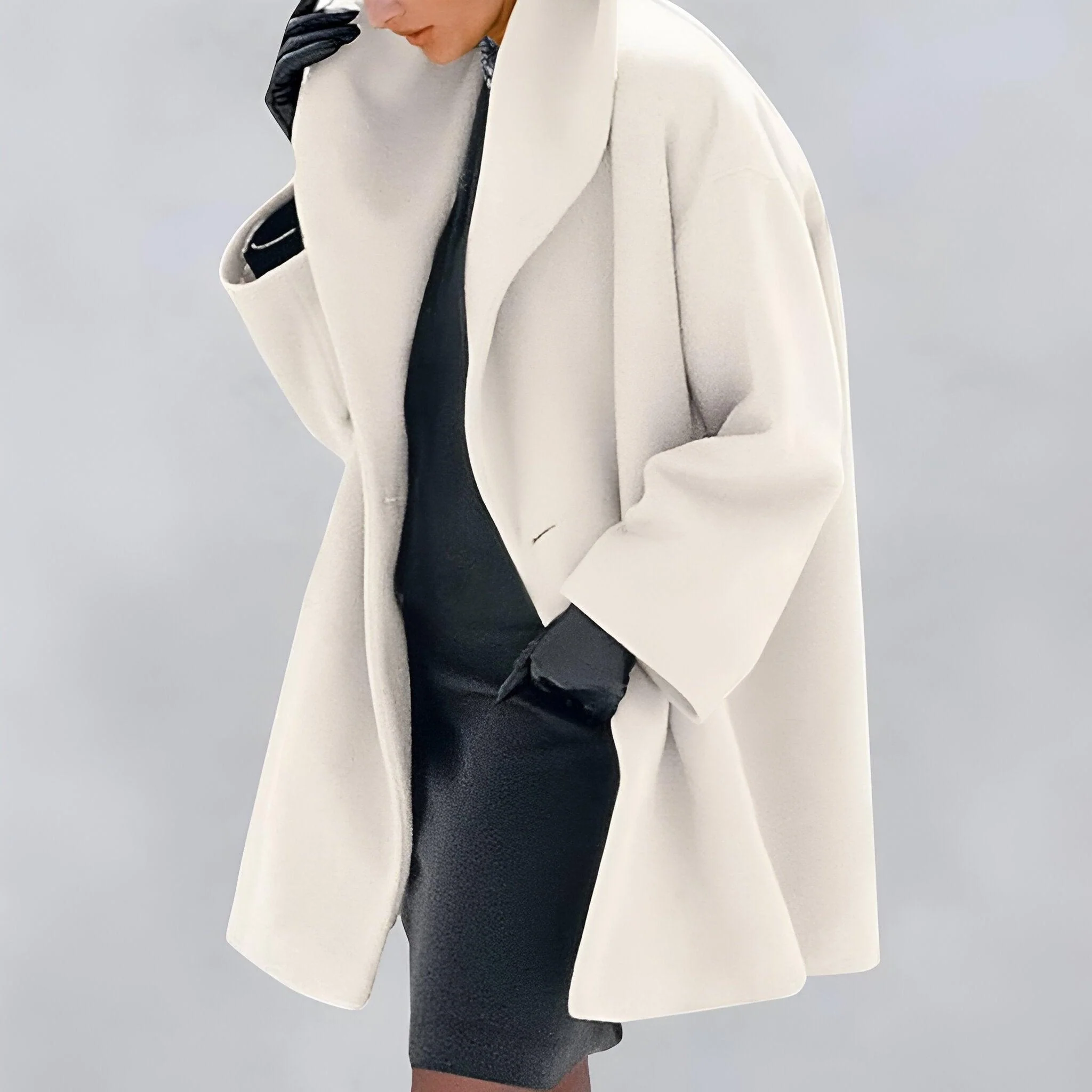 Isabelle – Women’s Long Wool Winter Coat - Image 7