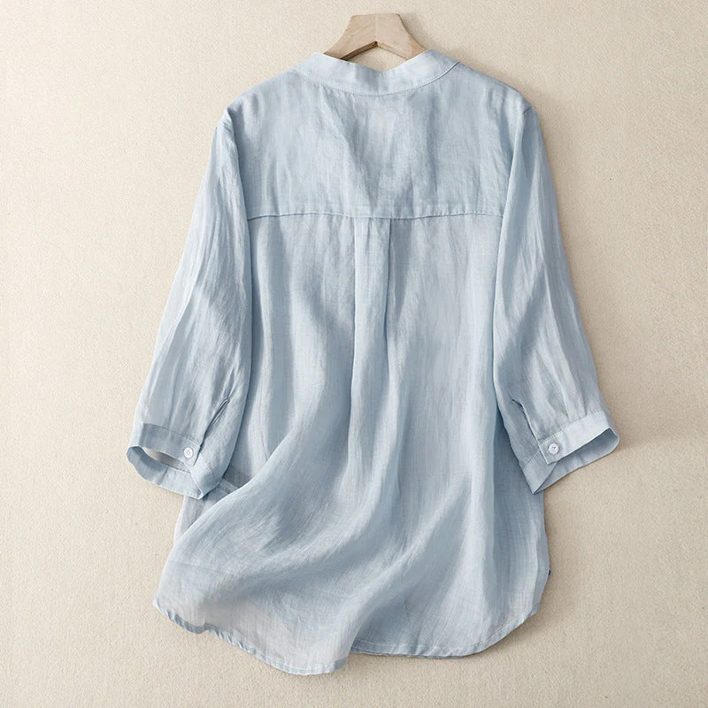 JULIA LINEN SHIRT - Image 4