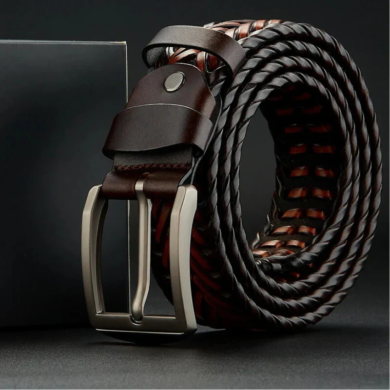 Kingsley Woven Leather Belt - Image 7
