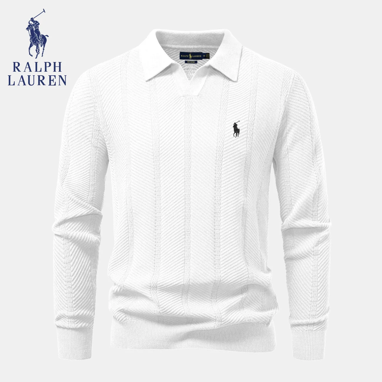 Knitted Polo Sweater || CLEARANCE SALE - Image 4