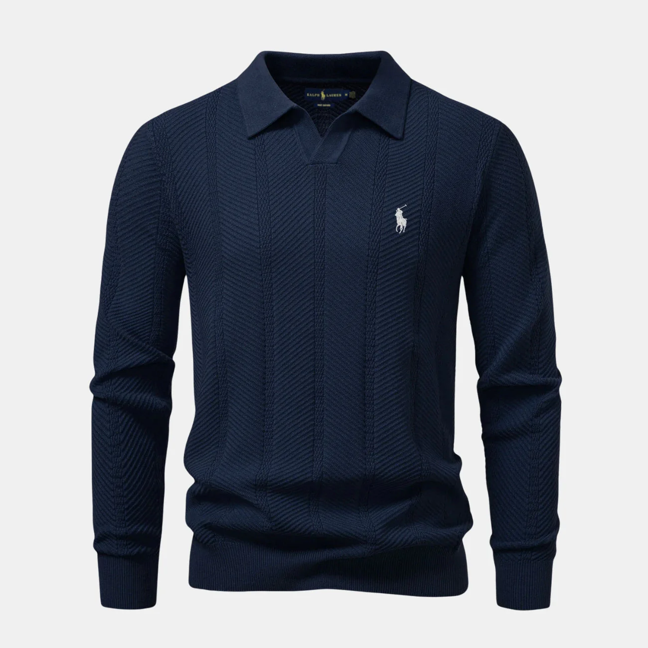 Knitted Polo Sweater - CLEARANCE SALE