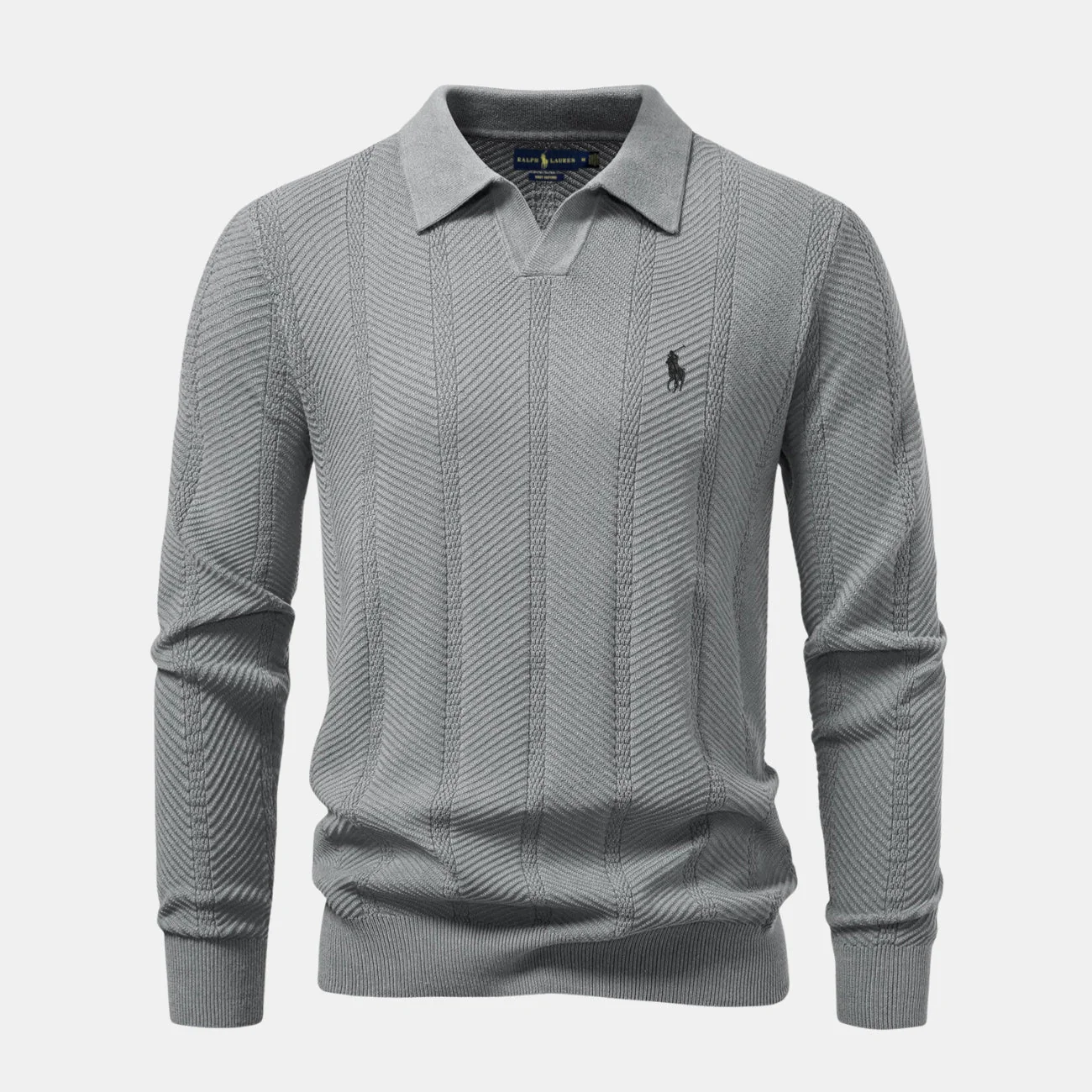 Knitted Polo Sweater - CLEARANCE SALE - Image 2