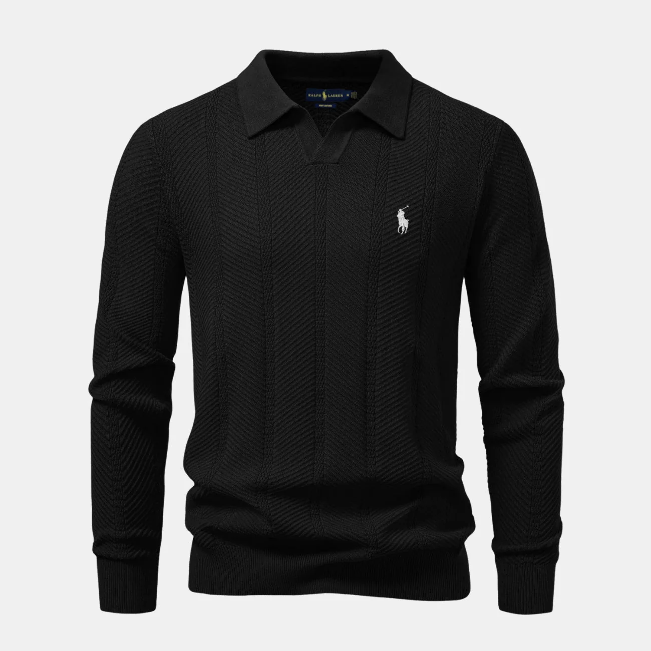 Knitted Polo Sweater - CLEARANCE SALE - Image 3