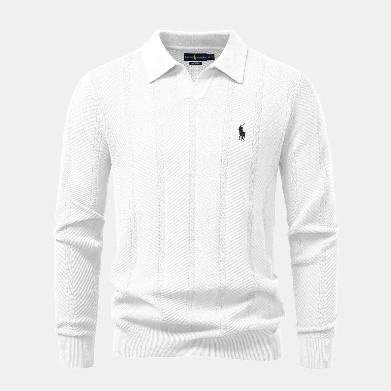 Knitted Polo Sweater - CLEARANCE SALE - Image 4