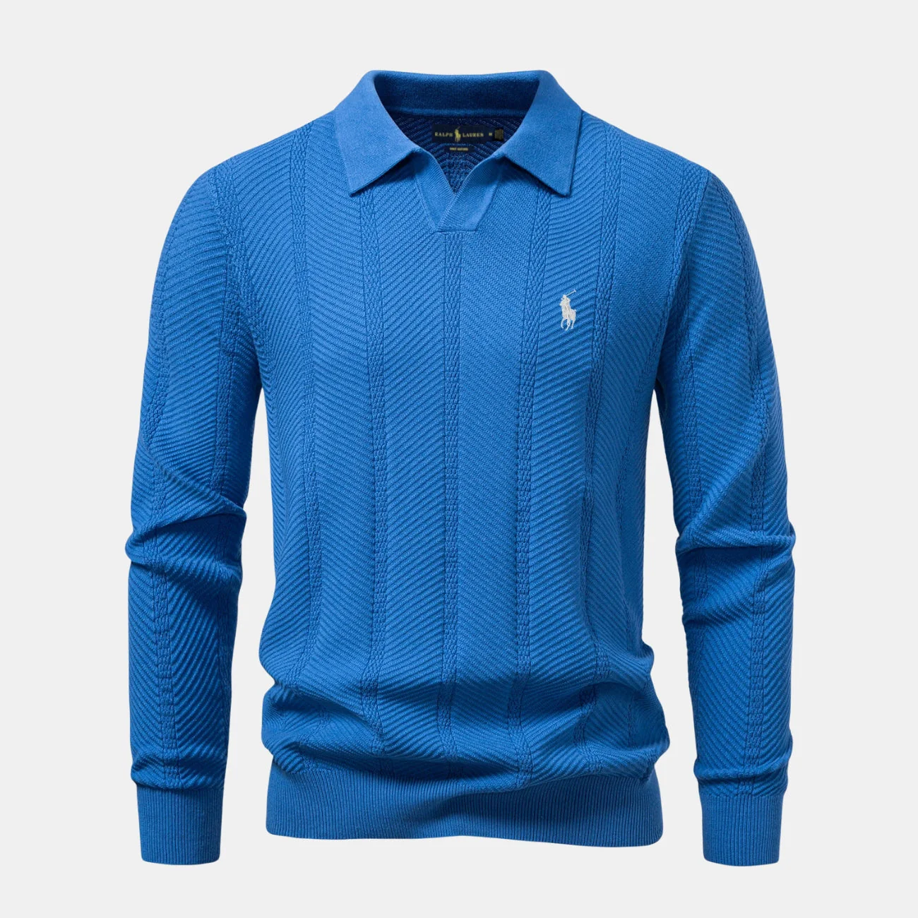 Knitted Polo Sweater - CLEARANCE SALE - Image 6
