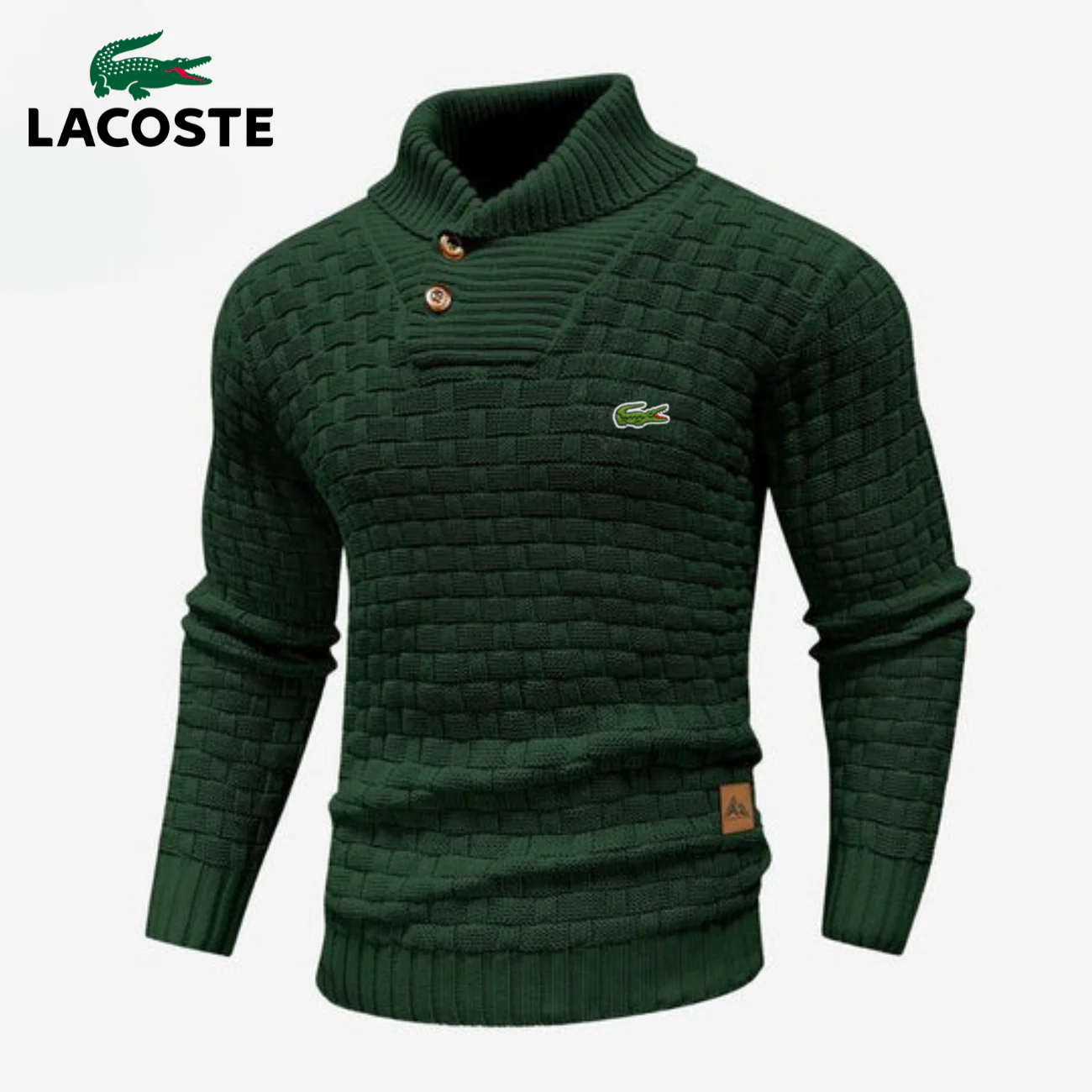 Knitted Sweater with Buttoned Collar || CLEARANCE SALE - Image 6