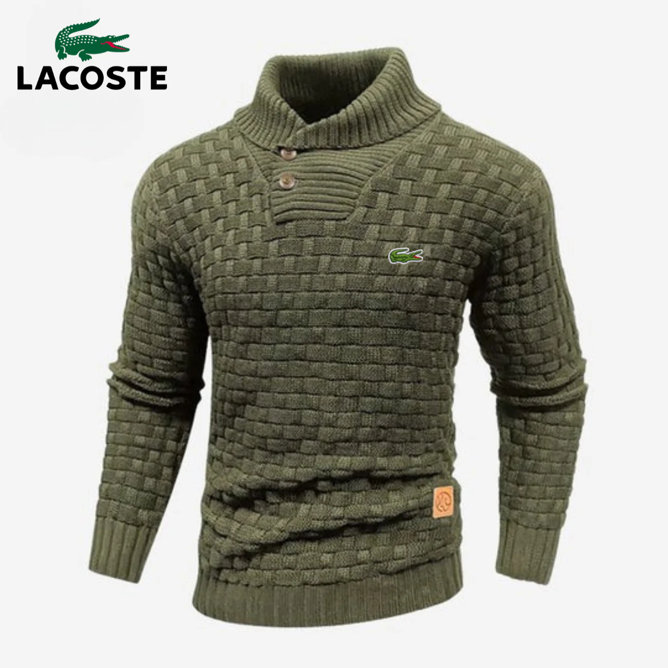 Knitted Sweater with Buttoned Collar || CLEARANCE SALE - Image 7
