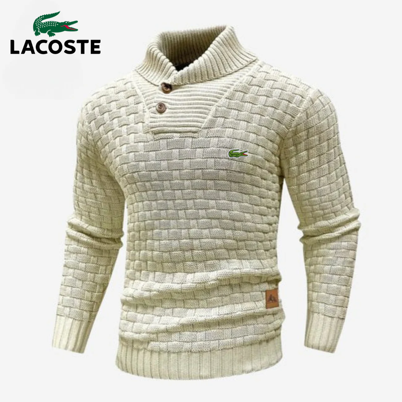 Knitted Sweater with Buttoned Collar || CLEARANCE SALE - Image 8