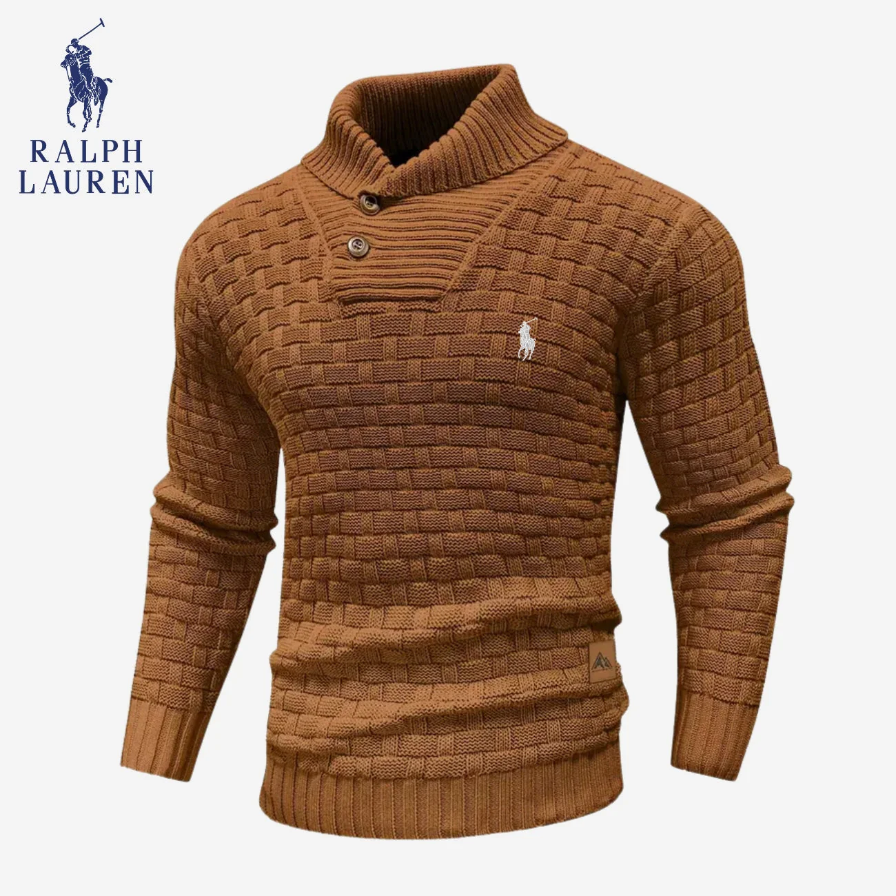 Knitted Sweater with Buttoned Collar || CLEARANCE SALE - Image 5