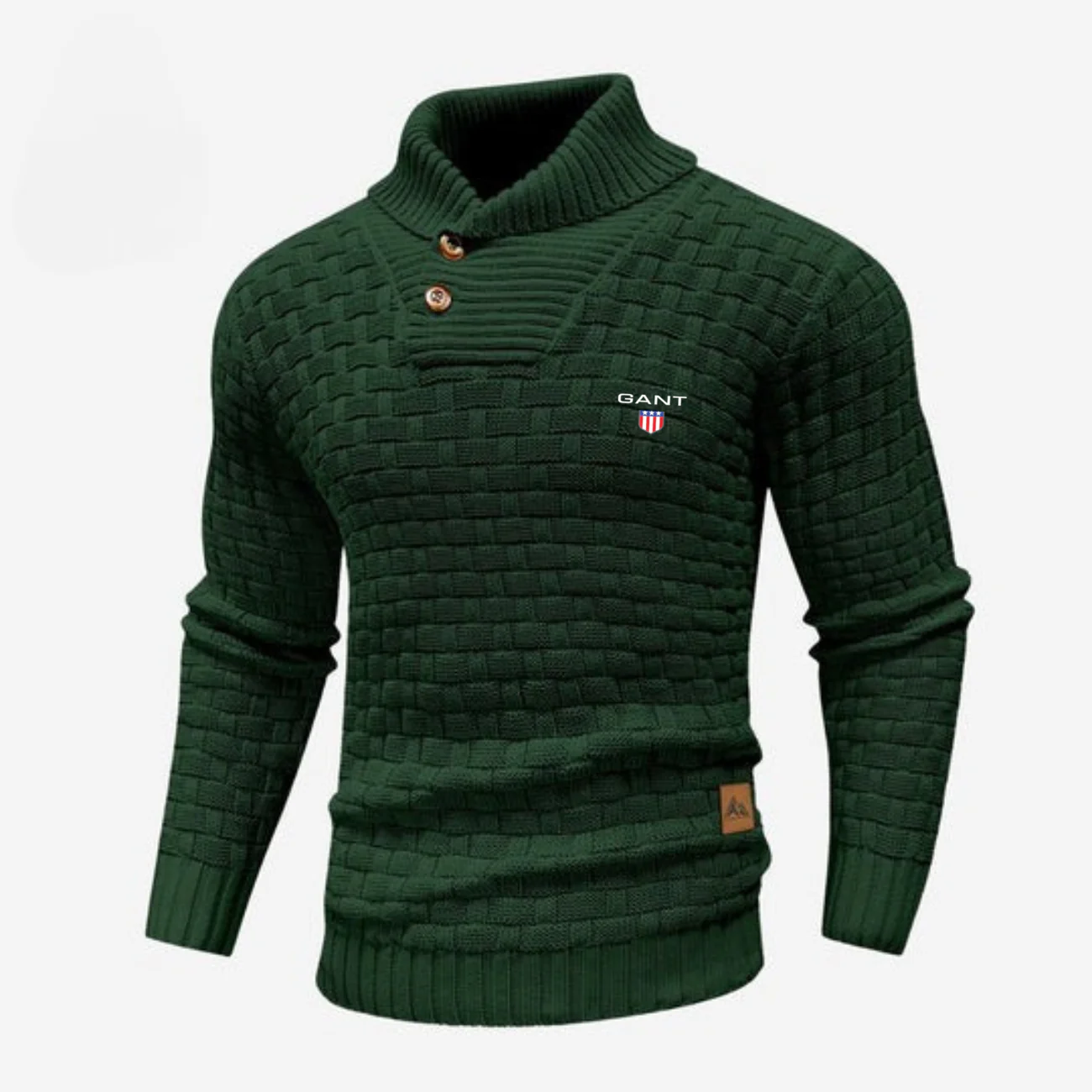 Knitted Sweater with Buttoned Collar || CLEARANCE SALE - Image 6