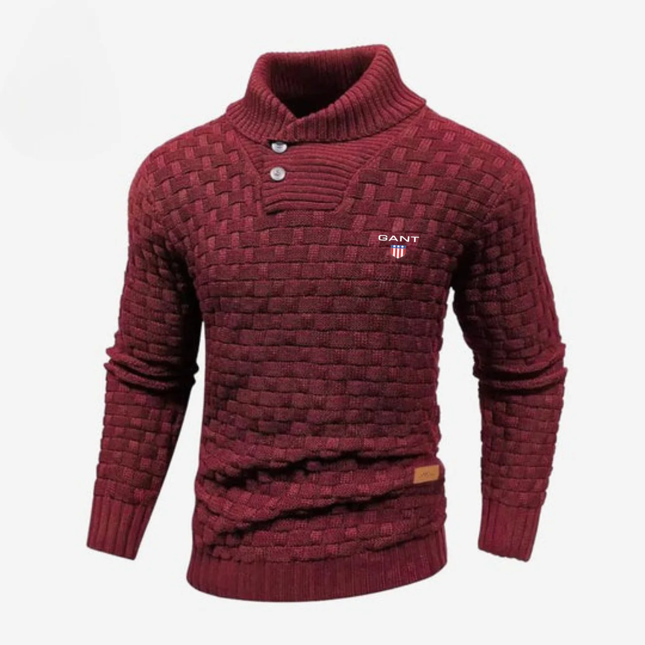 Knitted Sweater with Buttoned Collar || CLEARANCE SALE - Image 9