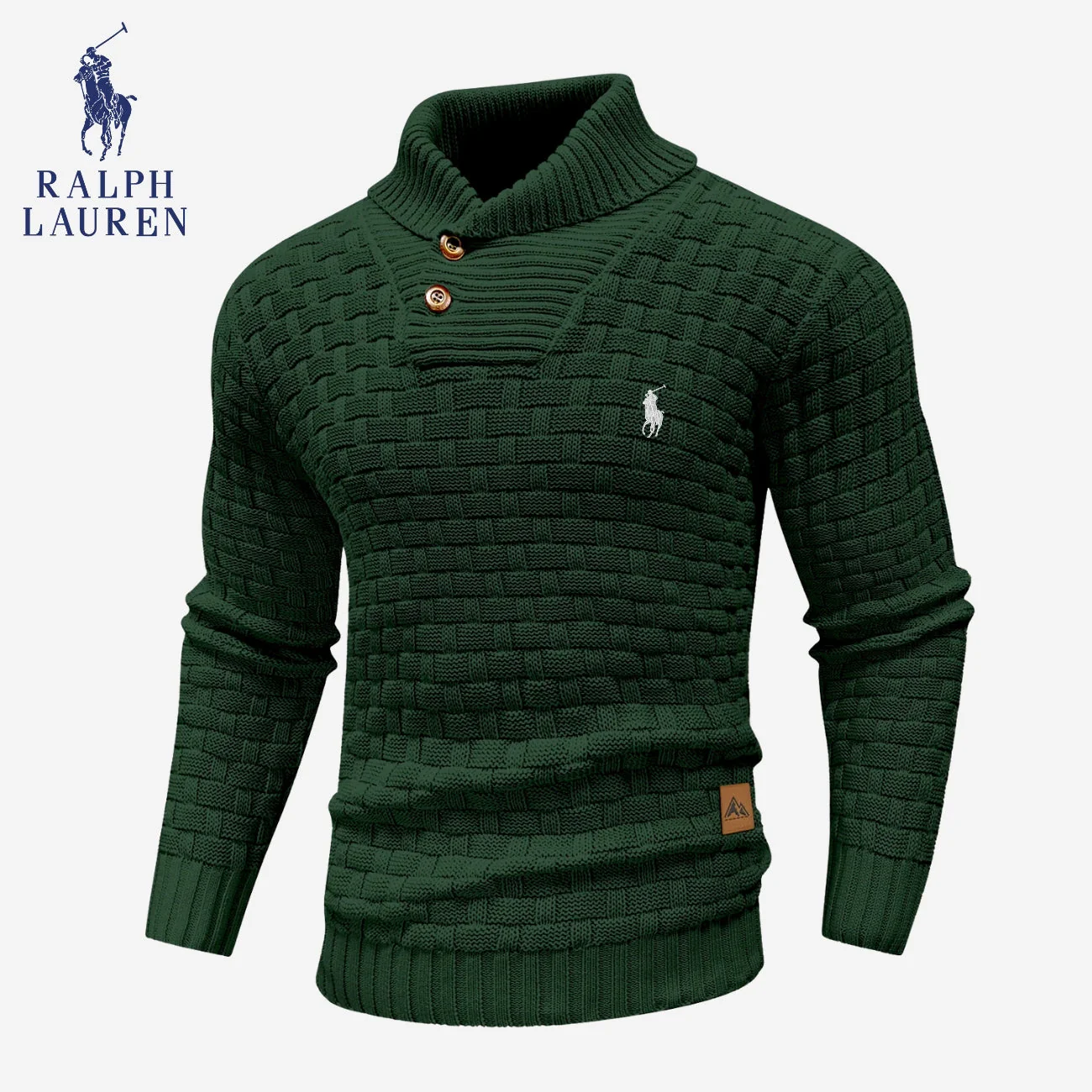 Knitted Sweater with Buttoned Collar || CLEARANCE SALE - Image 6