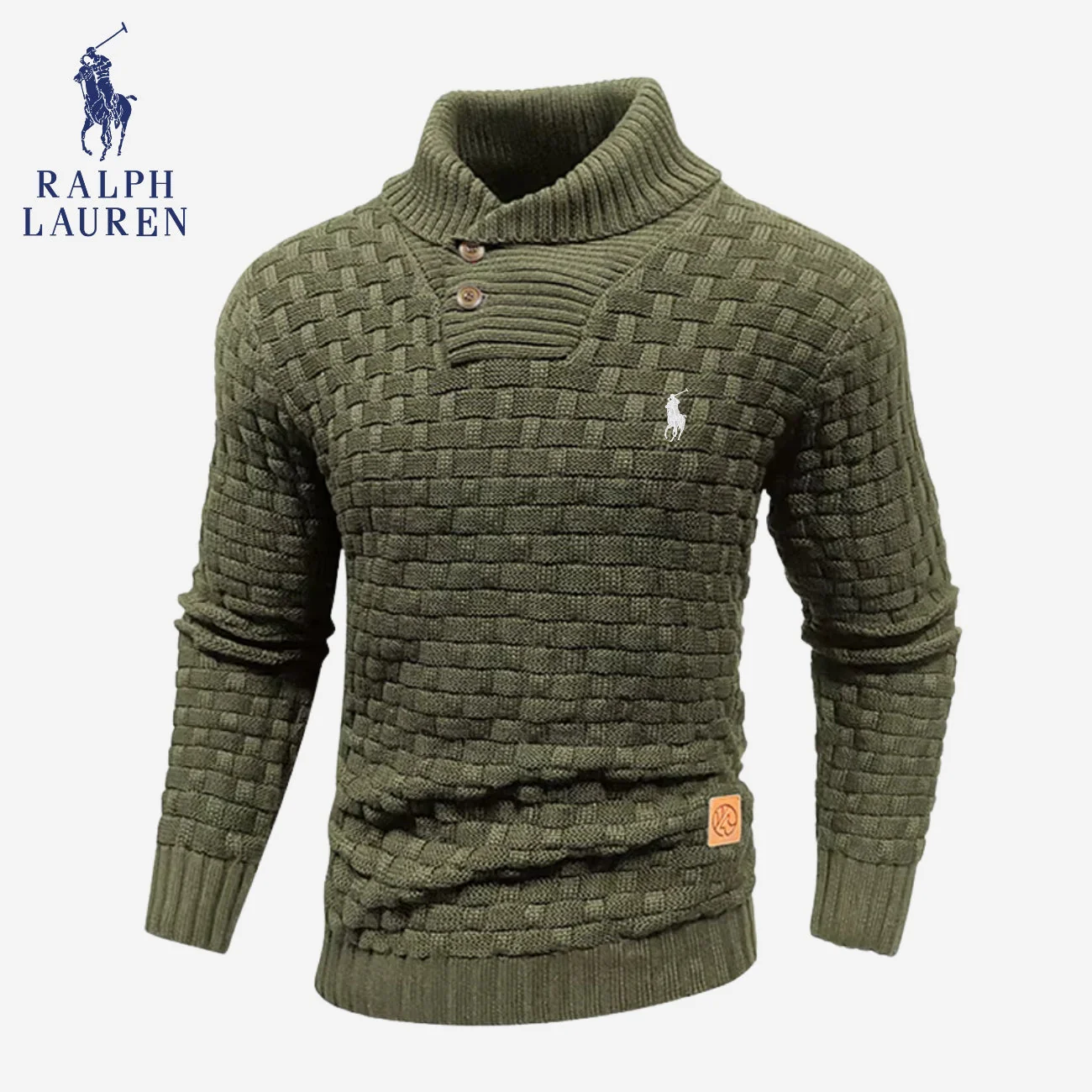 Knitted Sweater with Buttoned Collar || CLEARANCE SALE - Image 7