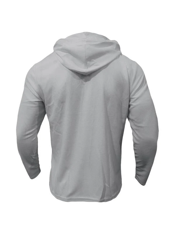 KZZ Essential Waffle Hoodie & Pants Combo | Men's Quick-Dry Lounge Set - Image 6