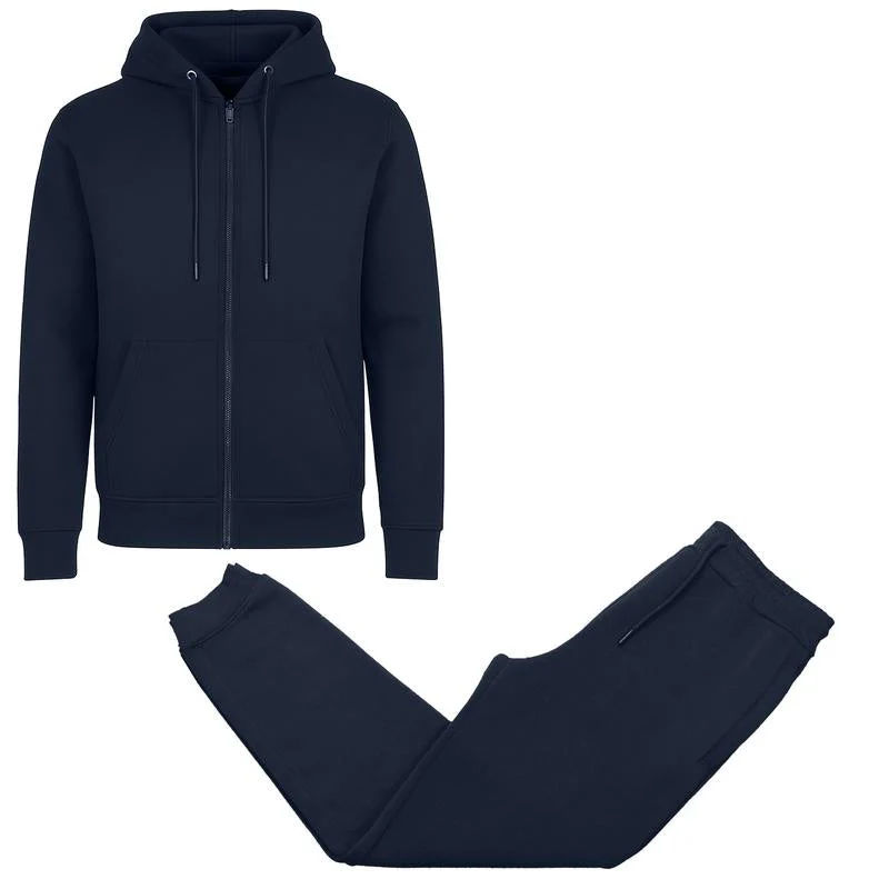 KZZ Men’s Fleece Zip Hoodie & Jogger Sets - Image 9