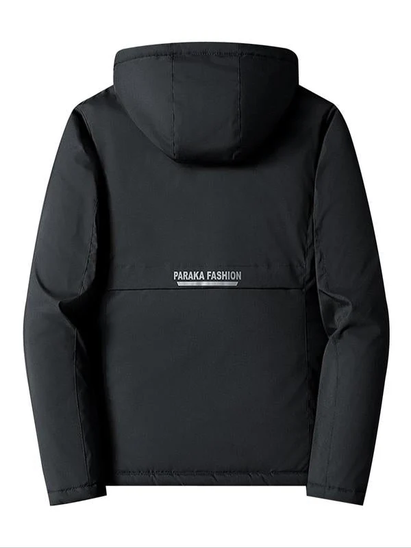 KZZ Men's Solid Thermal Lined Zip Up Heated Jacket - Image 6