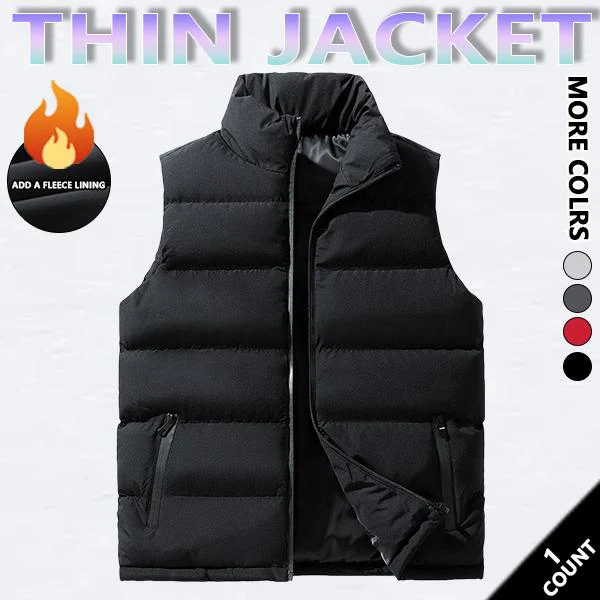KZZ Mens Vest Jacket Warm Sleeveless Jackets - Image 7