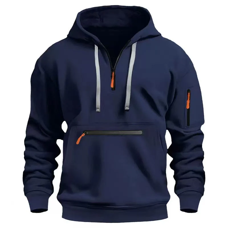 KZZ Men's Winter Fleece Lined Casual Set Long Sleeve Jacket & Pants - Image 11