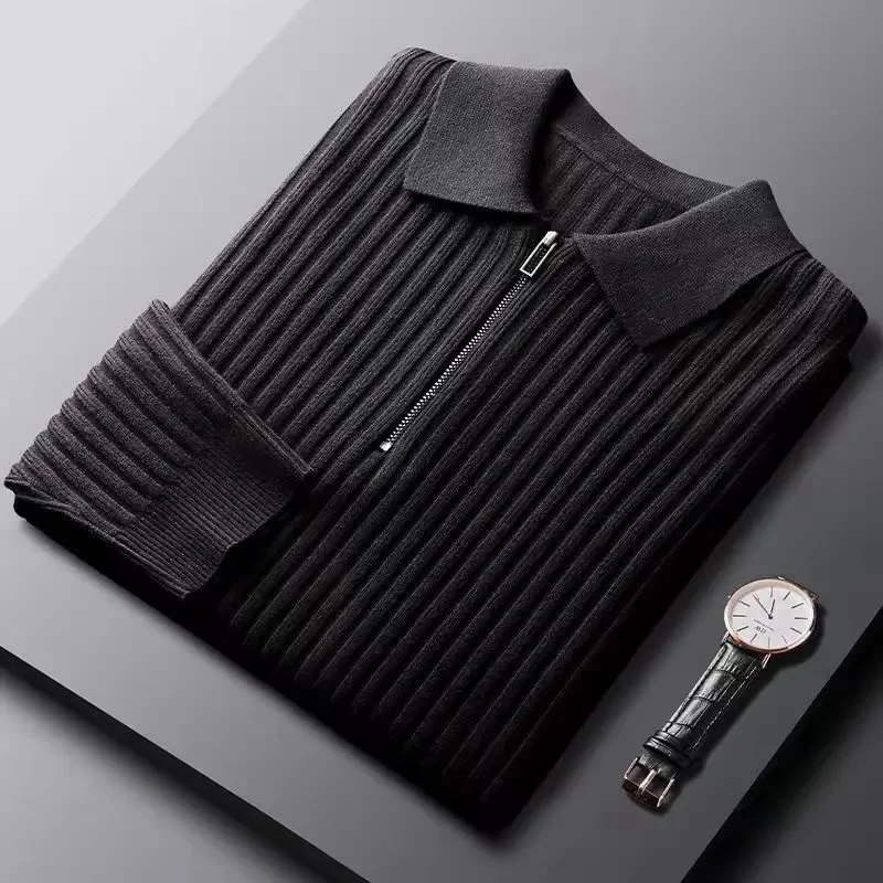 Milano Ribbed Knit Polo - Image 7