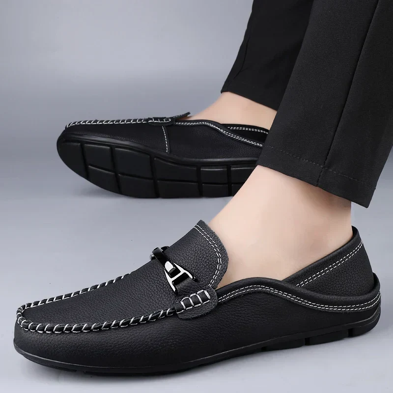 Savoni Leather Loafers - Image 6