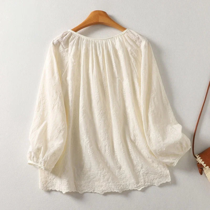 LIA LINEN BLOUSE - Image 2
