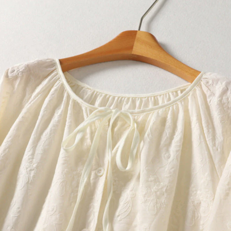 LIA LINEN BLOUSE - Image 3