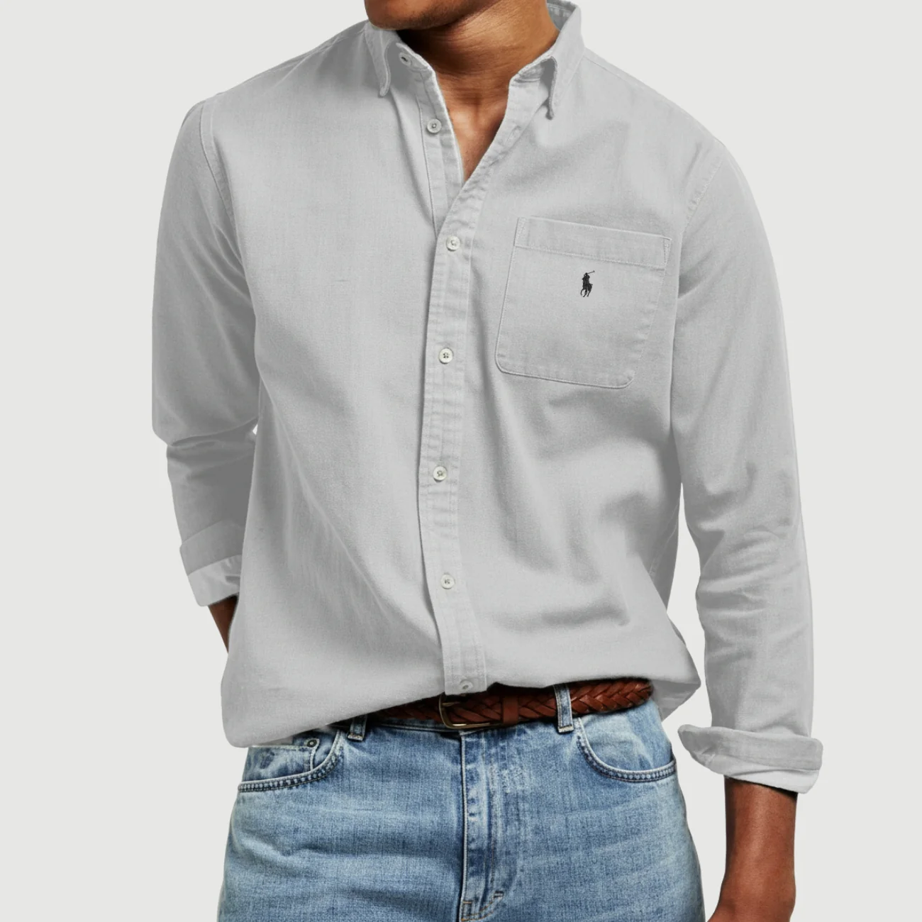 Linen Button-Up Shirt - CLEARANCE SALE - Image 8