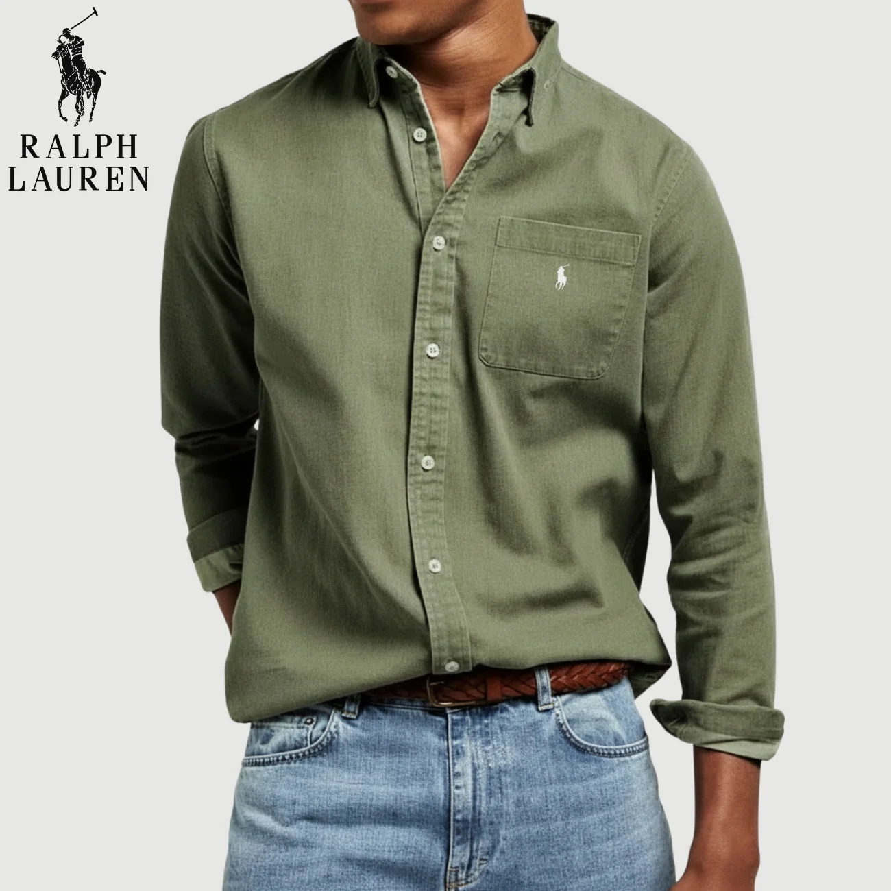 Linen Button-Up Shirt || CLEARANCE SALE