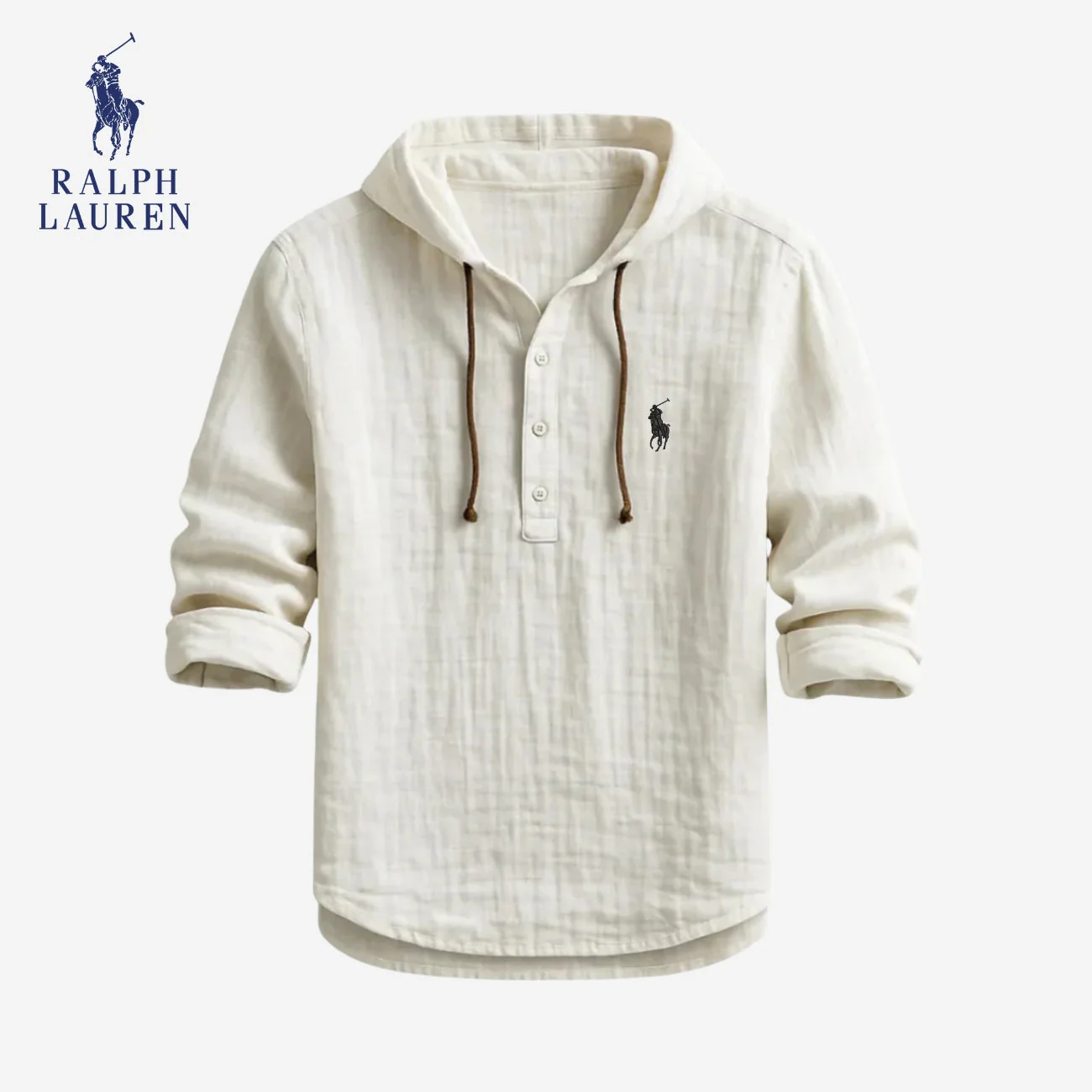 Linen Hoodie || Clearance Sale - Image 3