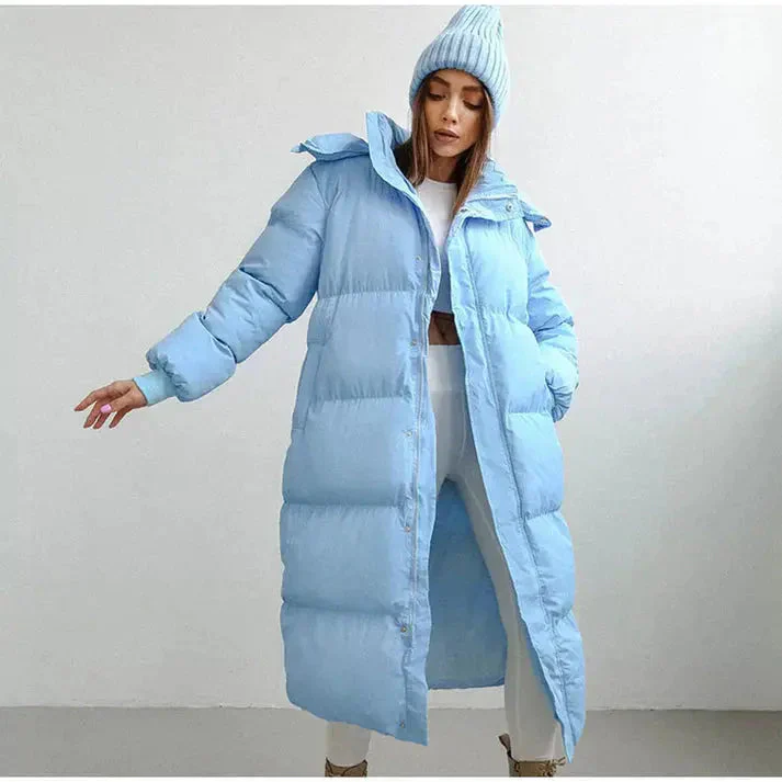 Long Insulated Puffer Jacket for Women - Image 2