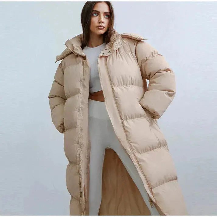 Long Insulated Puffer Jacket for Women - Image 3