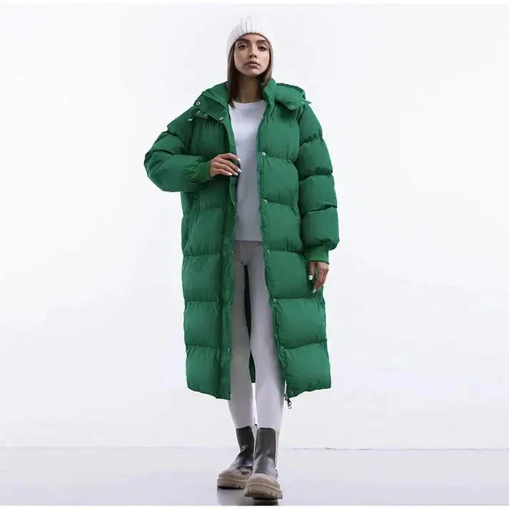 Long Insulated Puffer Jacket for Women - Image 4