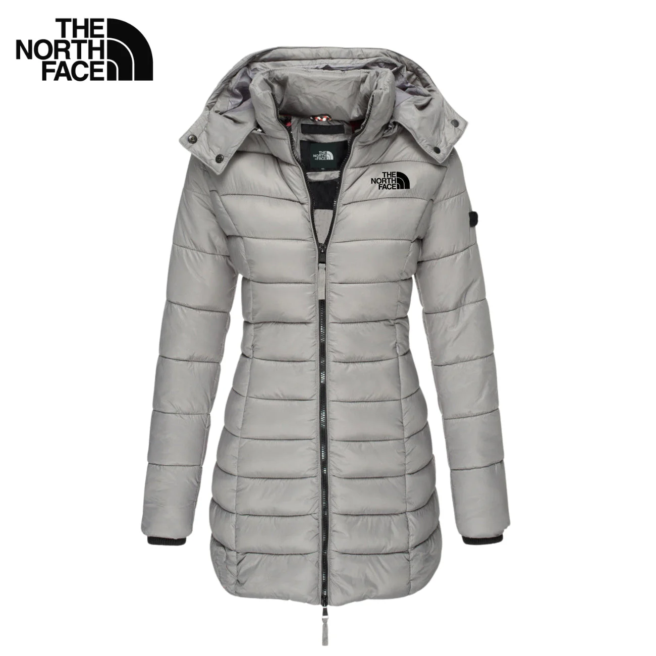 Long Padded Coat with Hood || CLEARANCE PRICE - Image 2